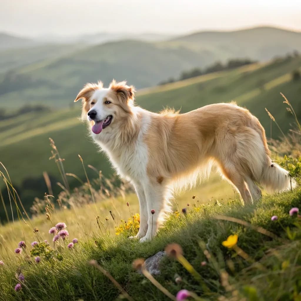Blonde Border Collie photo 2
