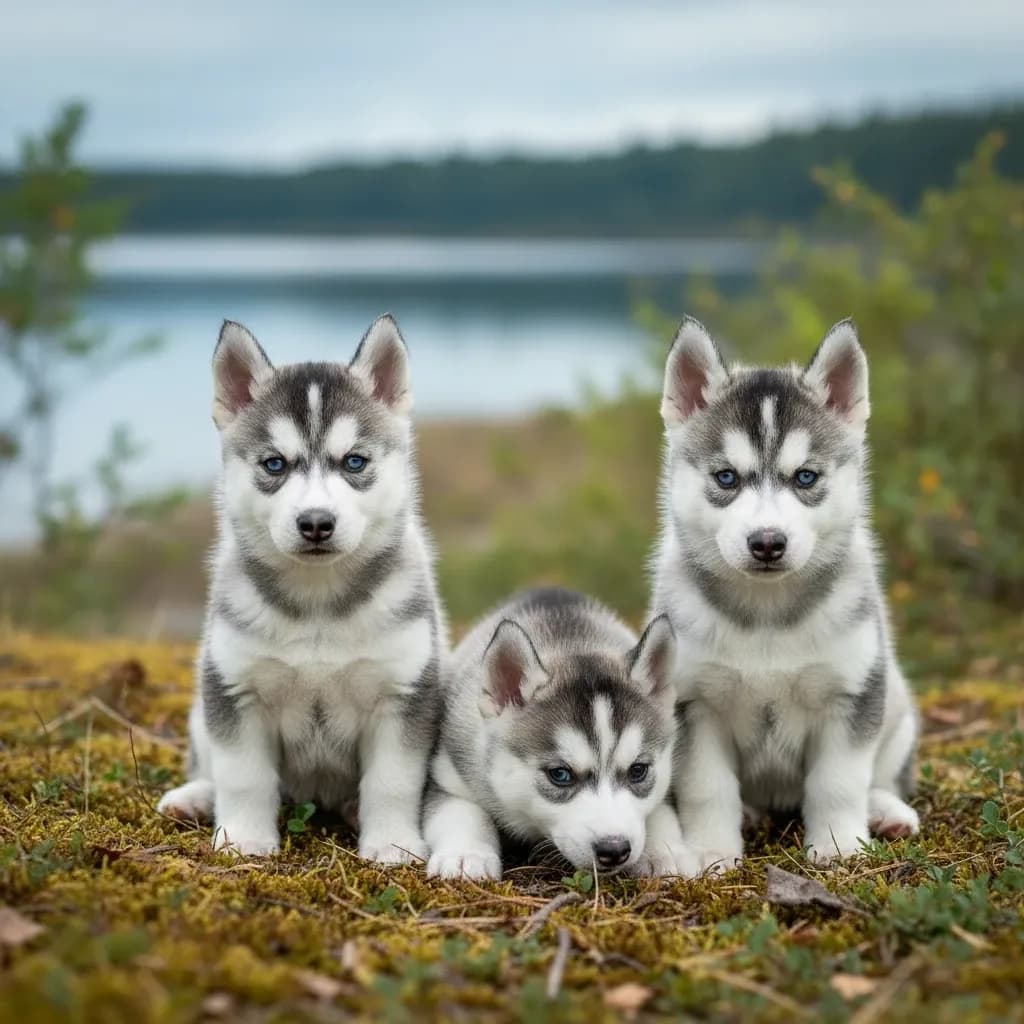 Miniature Siberian Husky photo 3