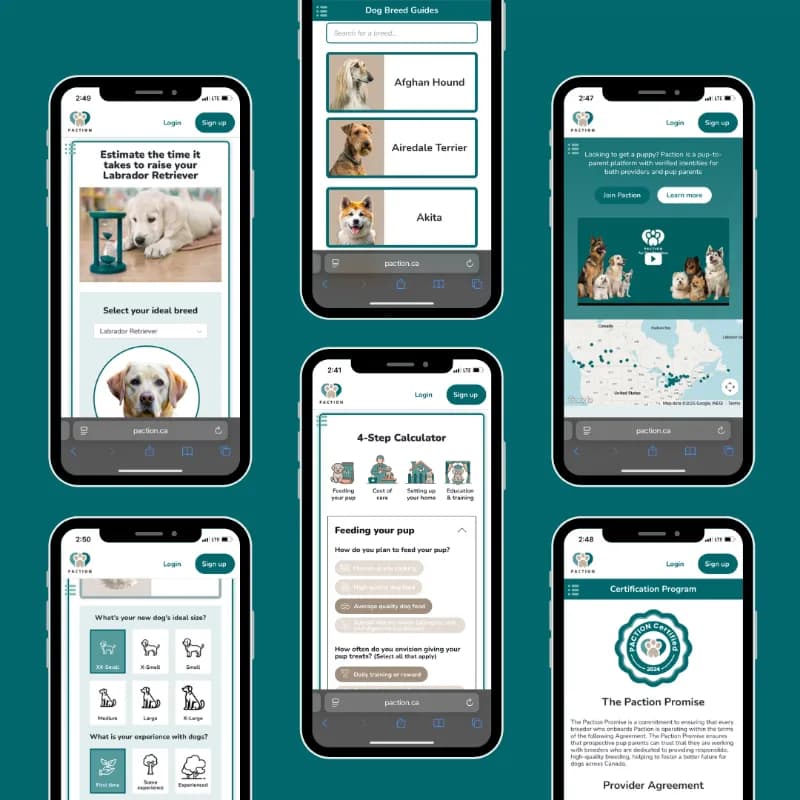 Paction provider tools on mobile