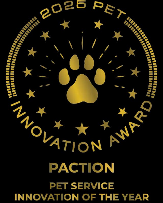 Pet Innovation Awards 2025 - Paction named Pet Service Innovation of the Year